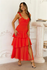 Trailblazing Maxi Dress Red