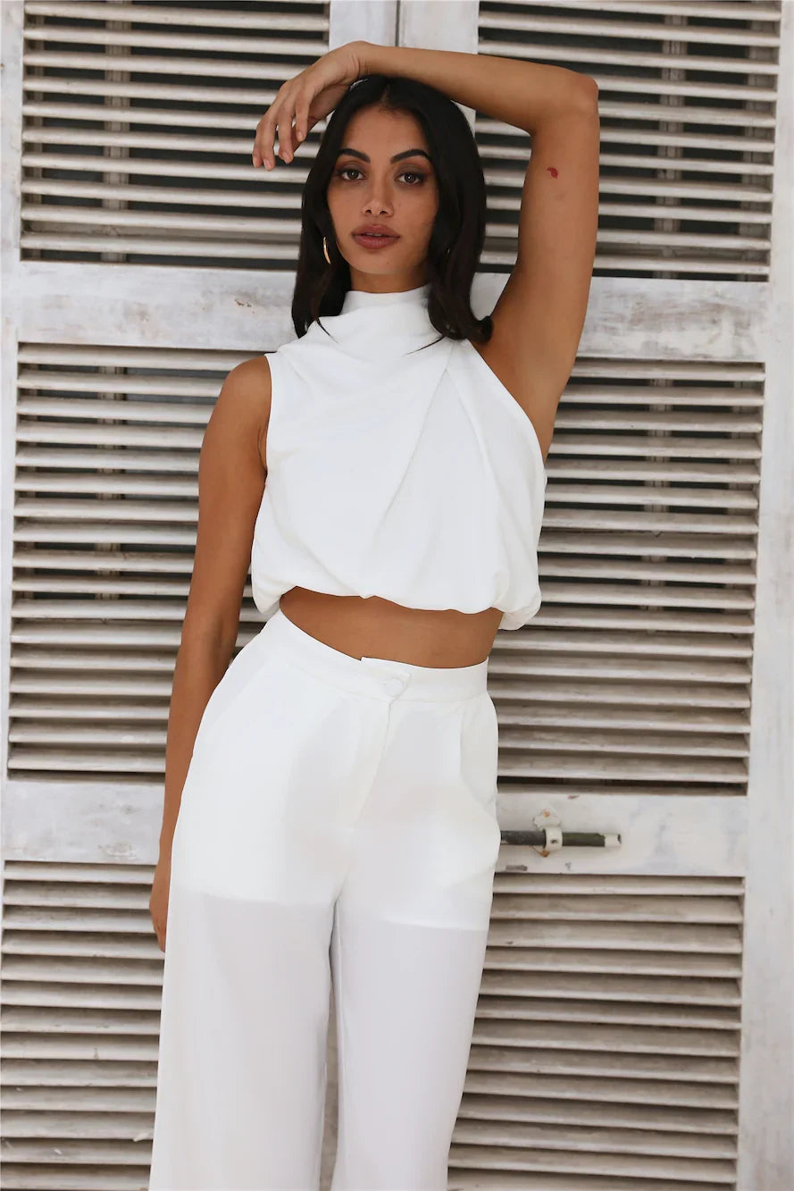 Style At Midnight Pants White