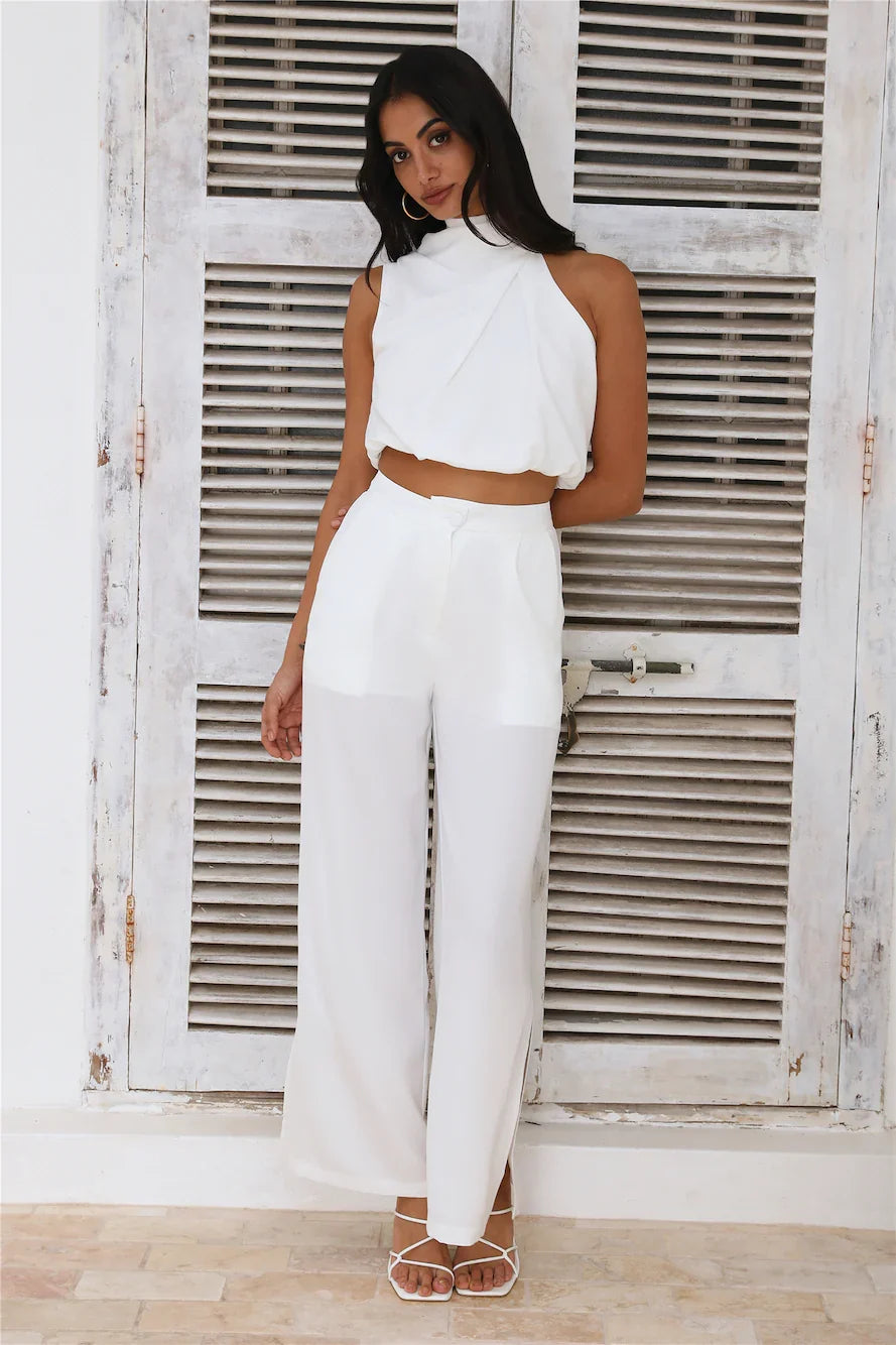Style At Midnight Pants White