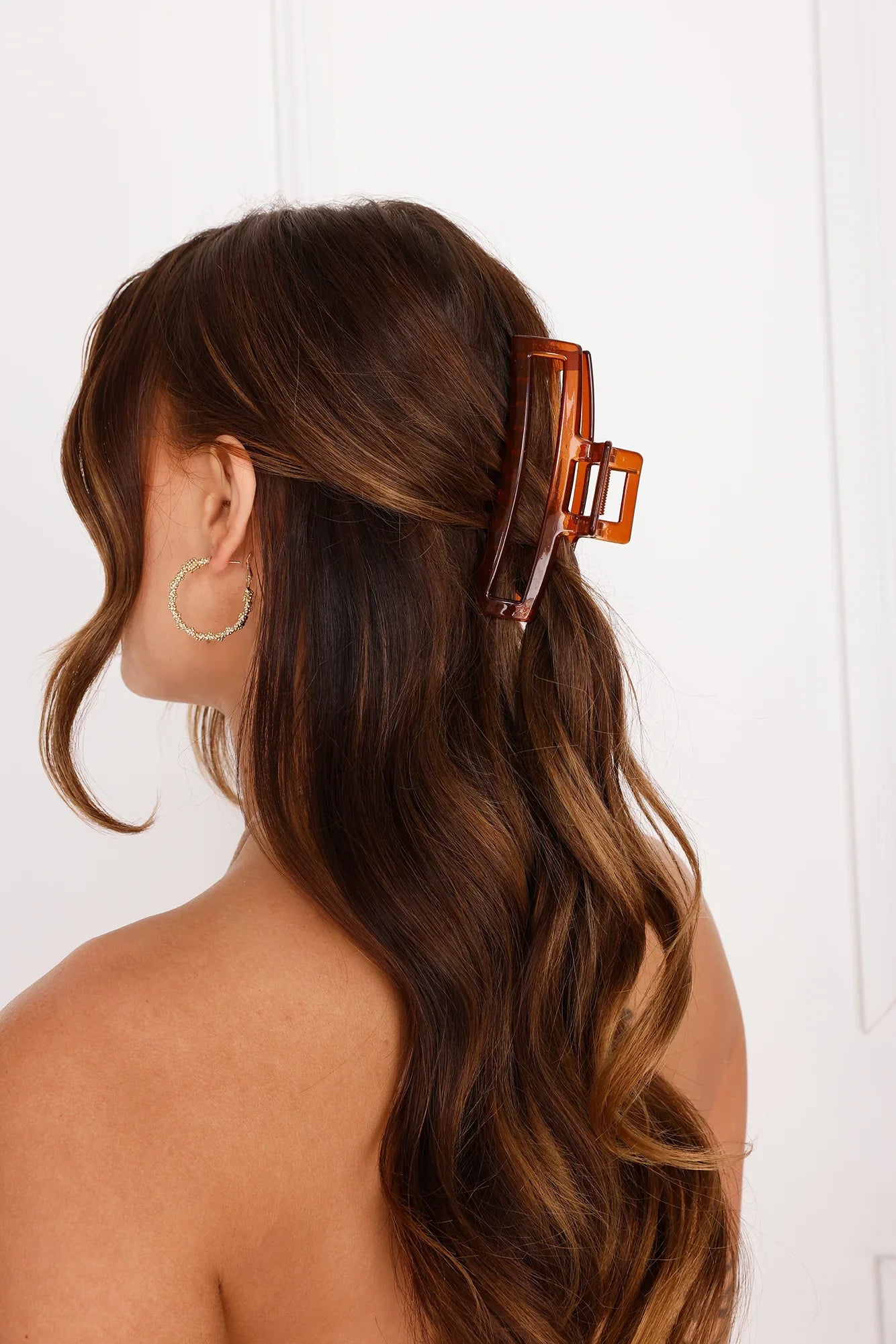 Updo Claw Clip Brown