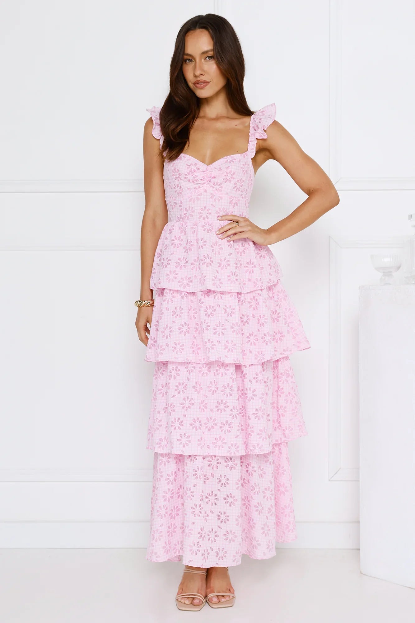 Summer Mist Maxi Dress Pink