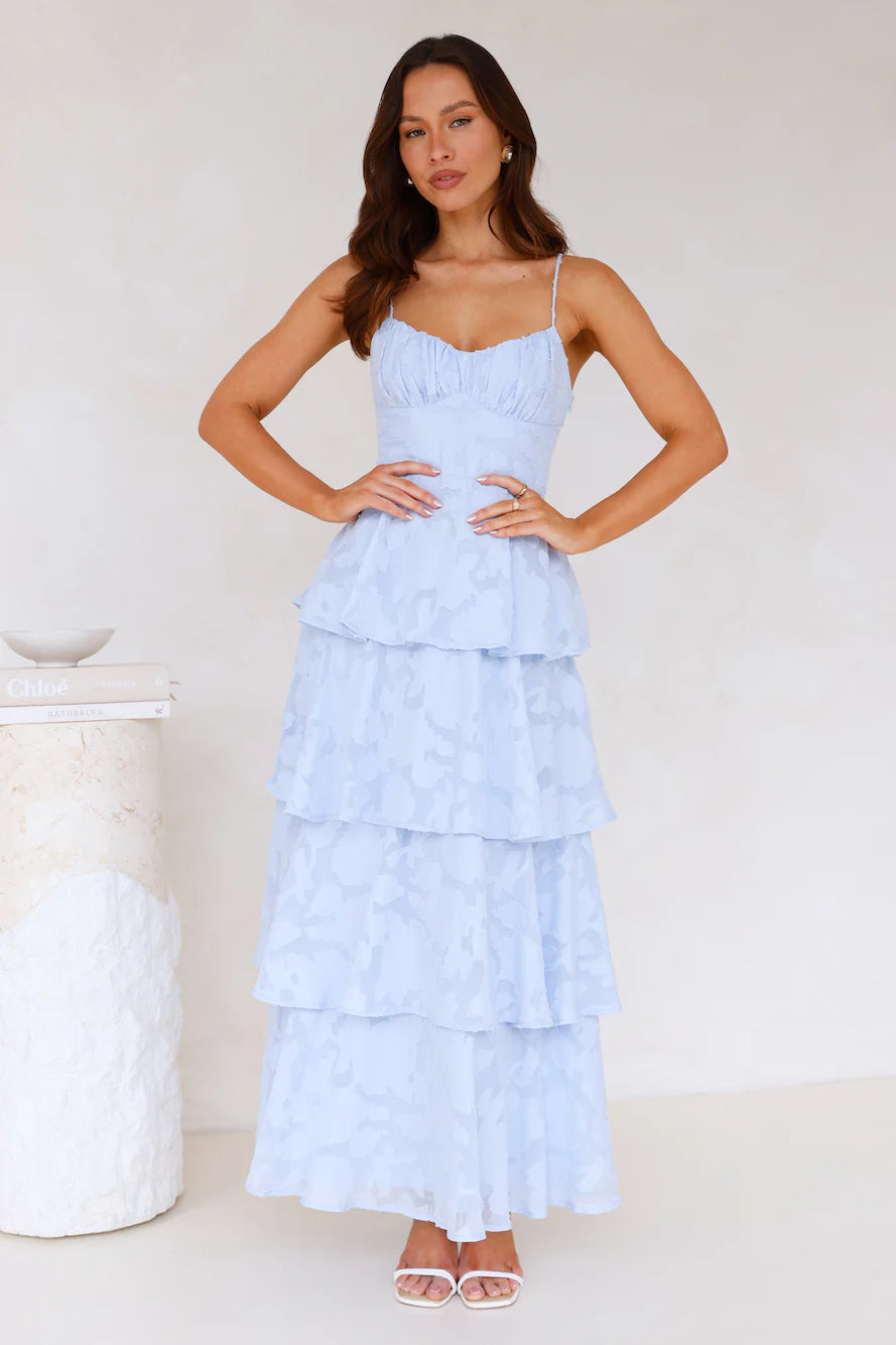 Thriving Now Maxi Dress Blue