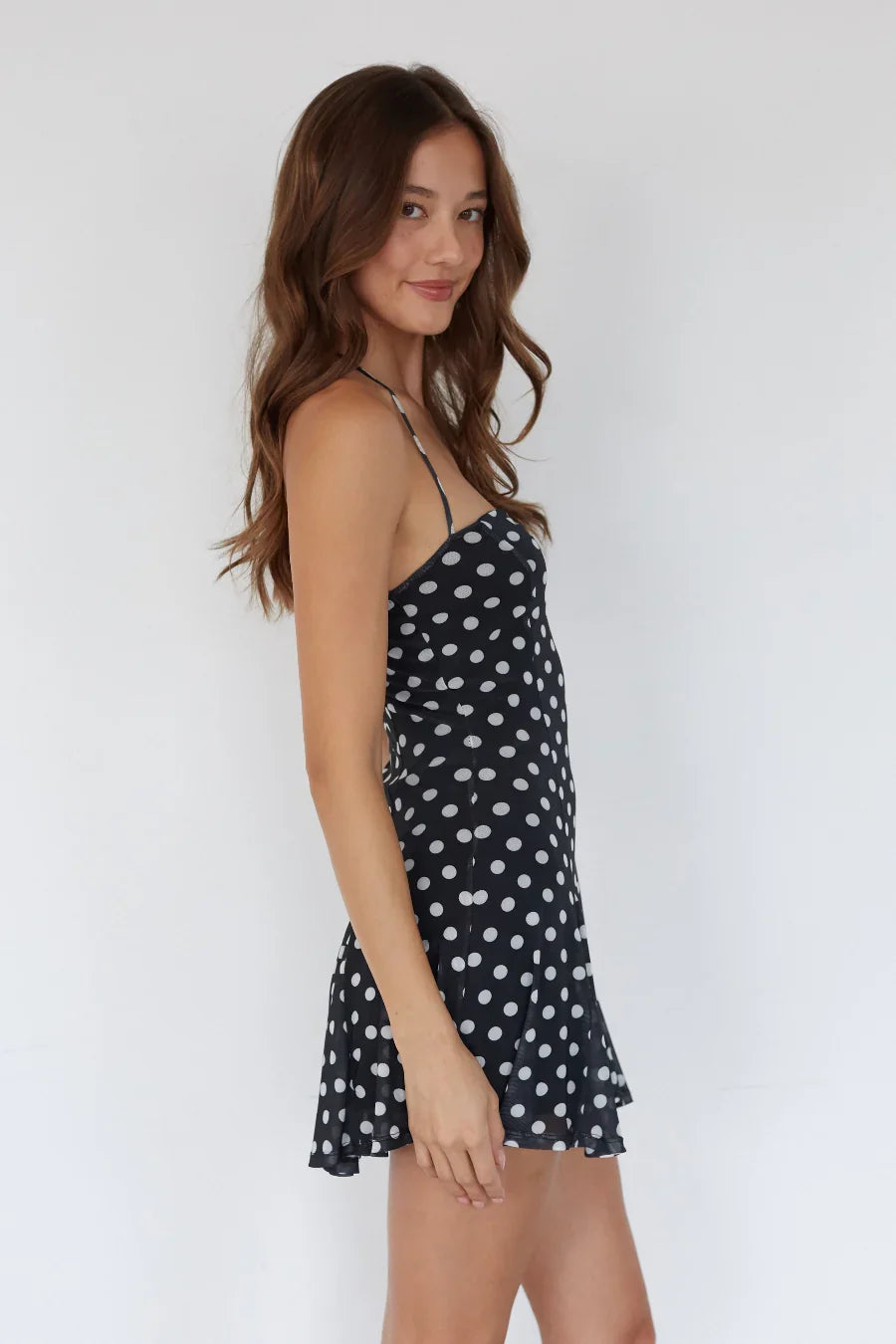 Yuki Polka Dot Mini Dress